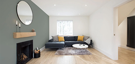 Hoe een kleur op de muur de ruimte verandert