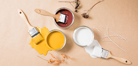 Recycling en weggooien van verf