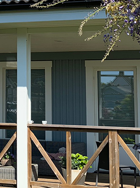 Schilderwerk Zweeds Home woning