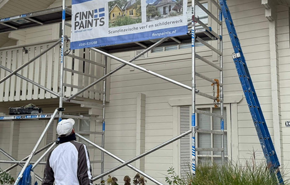 Schilderwerk Finnlogs woning in Roosendaal