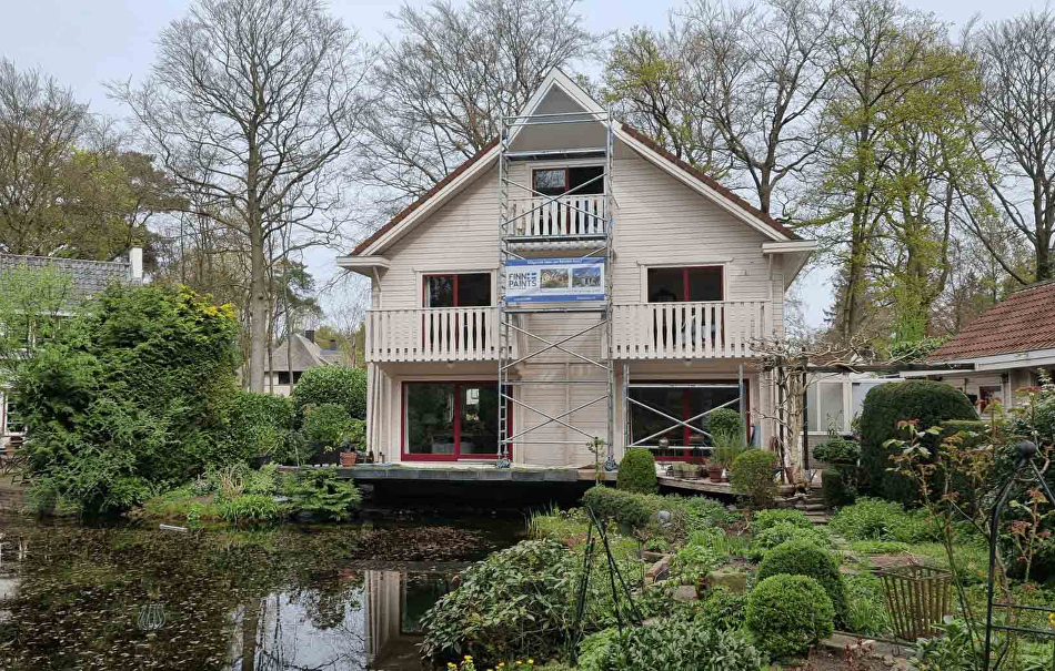 Schilderwerk Finnlogs woning in Bilthoven