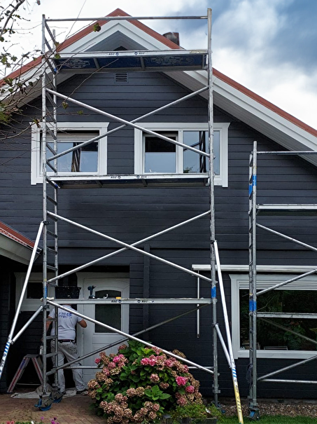 Finse logbouw woning