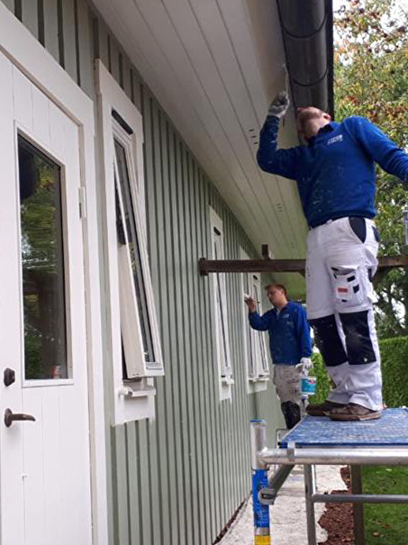 Schilderwerk en reparaties voor Zweedse woning