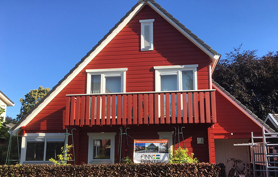 Schilderwerk Finnhouse woning Doetinchem
