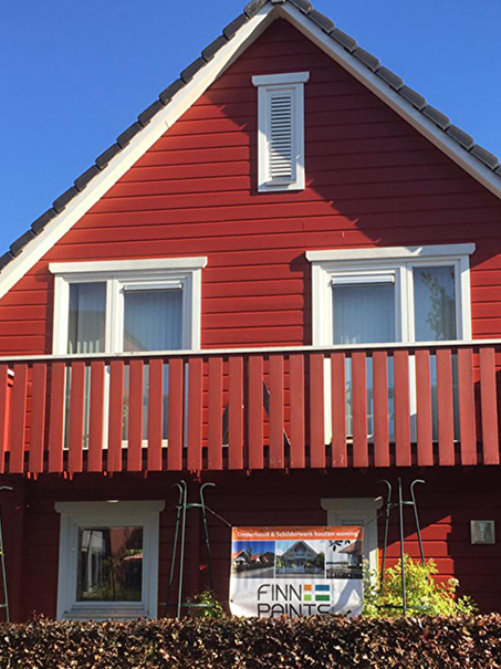 Schilderwerk Finnhouse woning Doetinchem