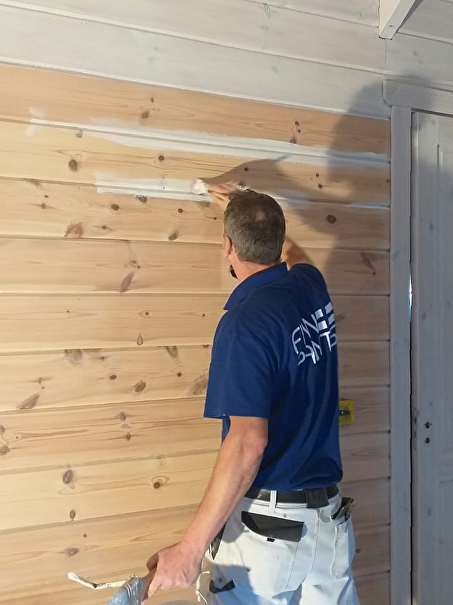 White wash in Burgh Haamstede