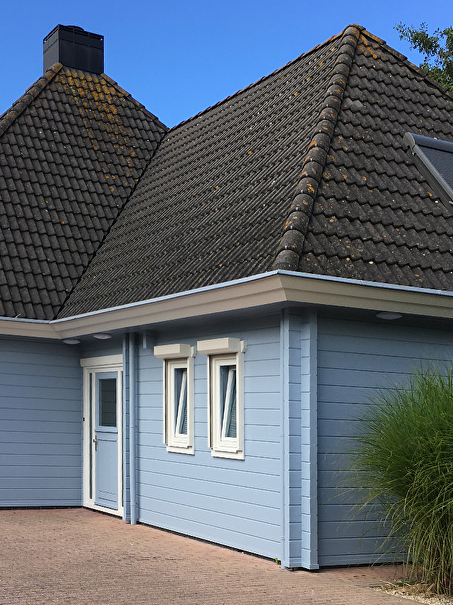 Metamorfose houten logwoning