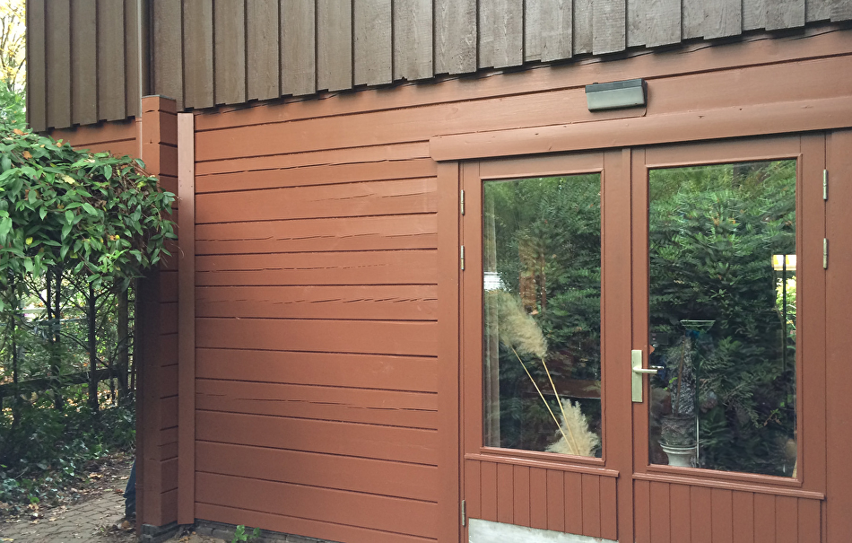 Houten logwoning Doorn