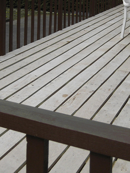 Nieuw eikenhouten terras aangelegd