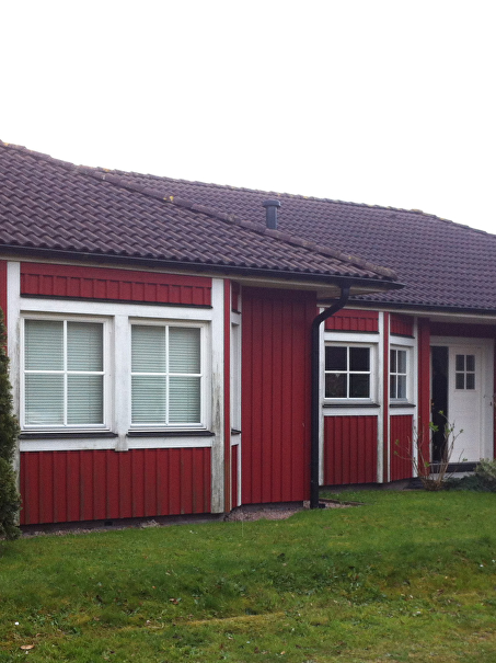 Zweeds home woning krijgt een schilderbeurt